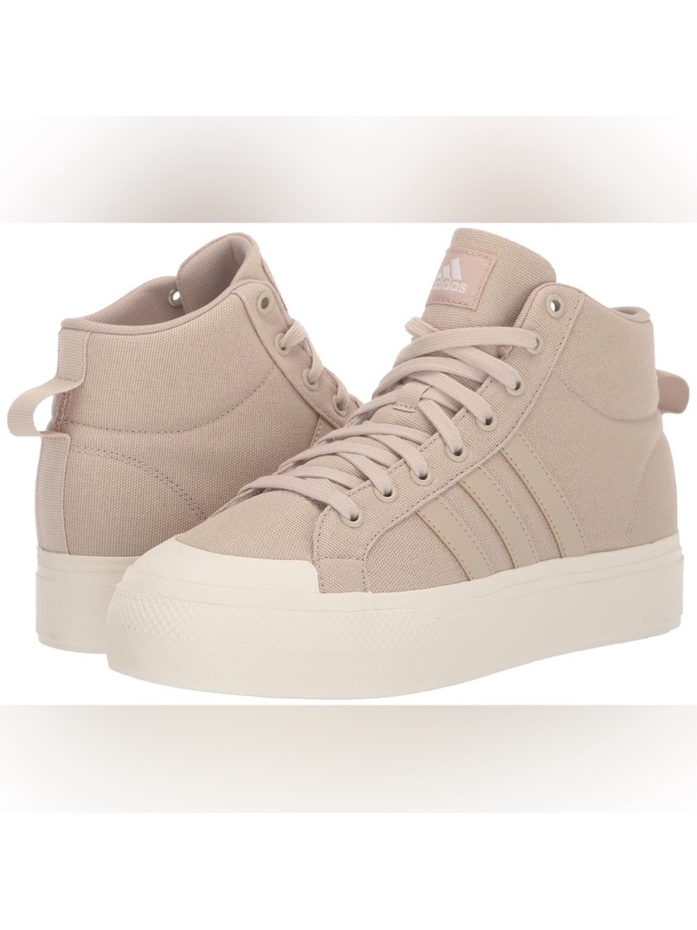 adidas Women’s High-Top Sneakers — Beige